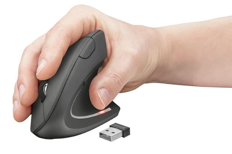 Myš Trust Verto Ergonomic Wireless černá