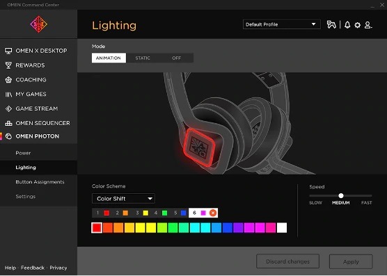 Headset HP OMEN Mindframe Prime černý