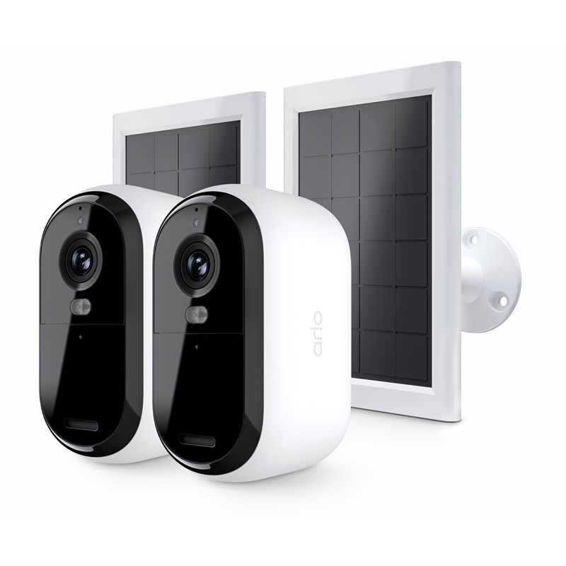 IP kamera Arlo Essential Gen.2 Bundle 2K Outdoor Security, 2 ks + 2 ks solární panel bílá