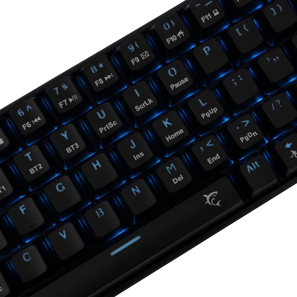 Klávesnice White Shark KAIKEN, US layout, Red Switch černá