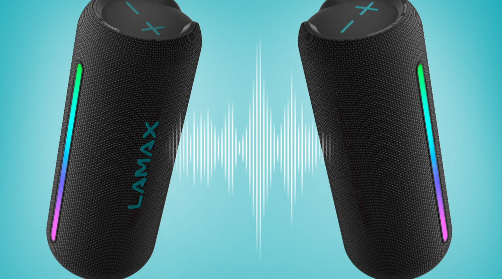 Přenosný reproduktor LAMAX LightNote1 černý