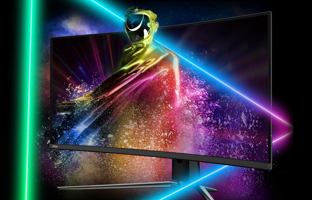 Herní monitor MSI MAG 321CUP QD-OLED černý