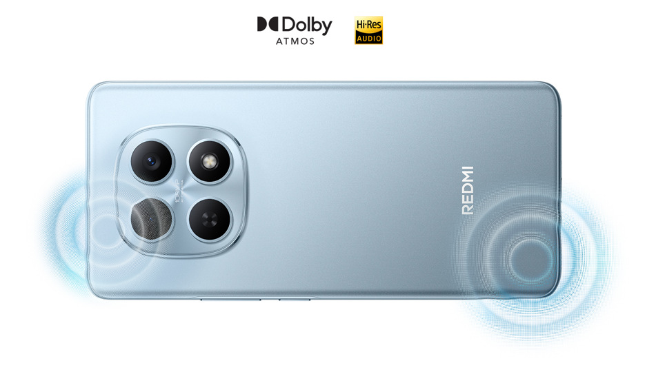Mobilní telefon Xiaomi Redmi Note 15 8 GB / 256 GB černý U Xiaomi Redmi Note 15 se můžete těšit i na stereo zvuk