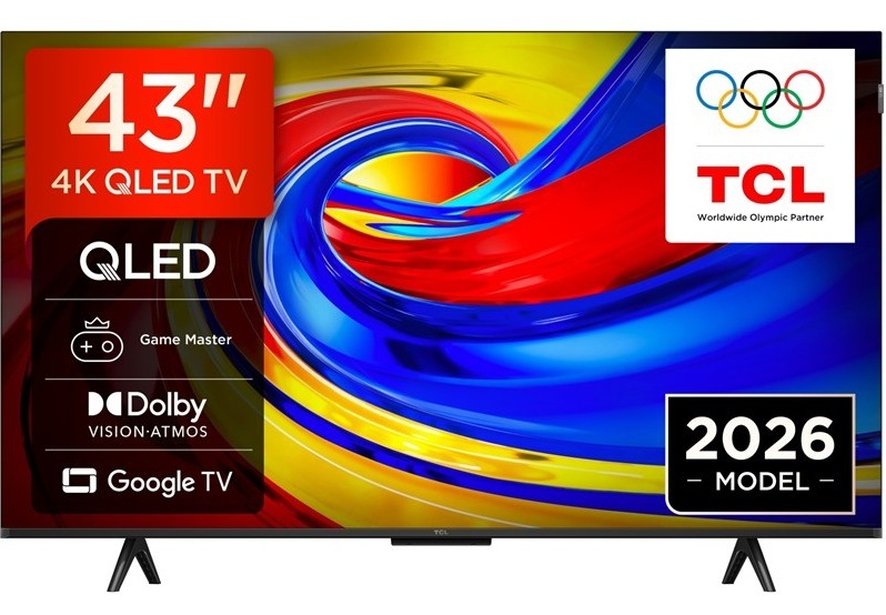Televize TCL 43P7L s úhlopříčkou 108 cm.