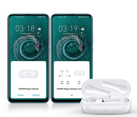Sluchátka HONOR Magic Earbuds bílá Sluchátka HONOR Magic Earbuds bílá