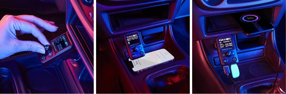 FM Transmitter Energy Sistem Car FM Xtra černý