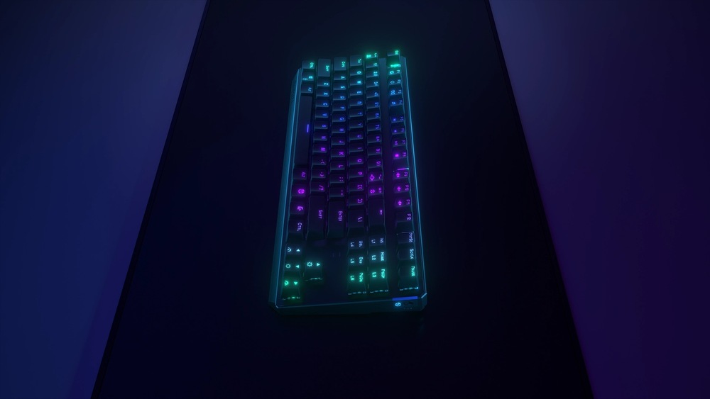 Klávesnice ENDORFY Thock TKL Wireless Brown, CZ/SK layout černá