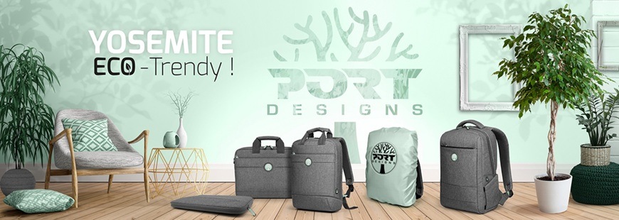 Batoh na notebook PORT DESIGNS Yosemite Eco XL na 15,6" šedý