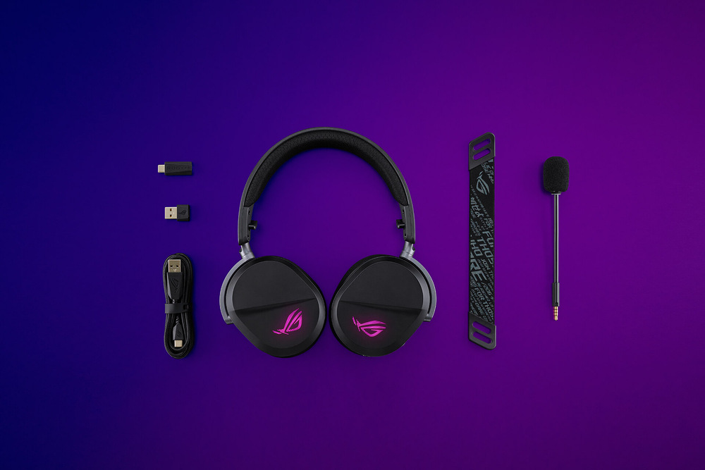 Headset Asus ROG Pelta, ARGB bílý ASUS ROG Pelta, černá