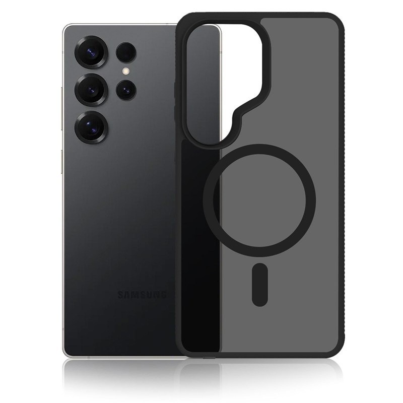 Kryt na mobil 3mk na Samsung Galaxy S25 FE - Hardy Hazy MagCase, černá