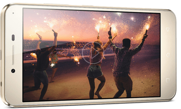 Mobilní telefon Lenovo K5 Dual SIM zlatý