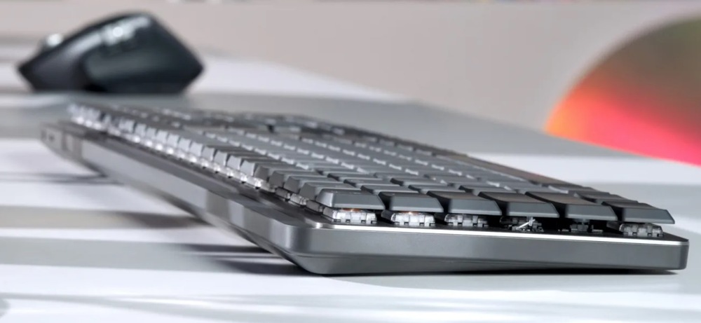 Klávesnice Logitech MX Mechanical Mini, Clicky, US - graphite Logitech MX Mechanical