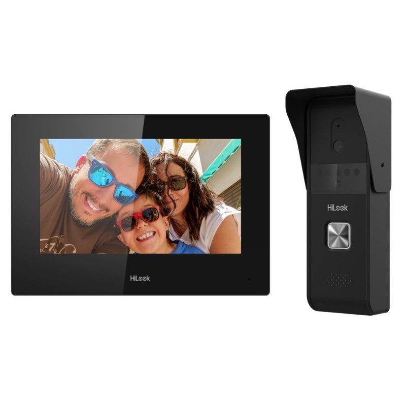 Dveřní videotelefon HiLook Powered by HIKVISION VI-K23P černý