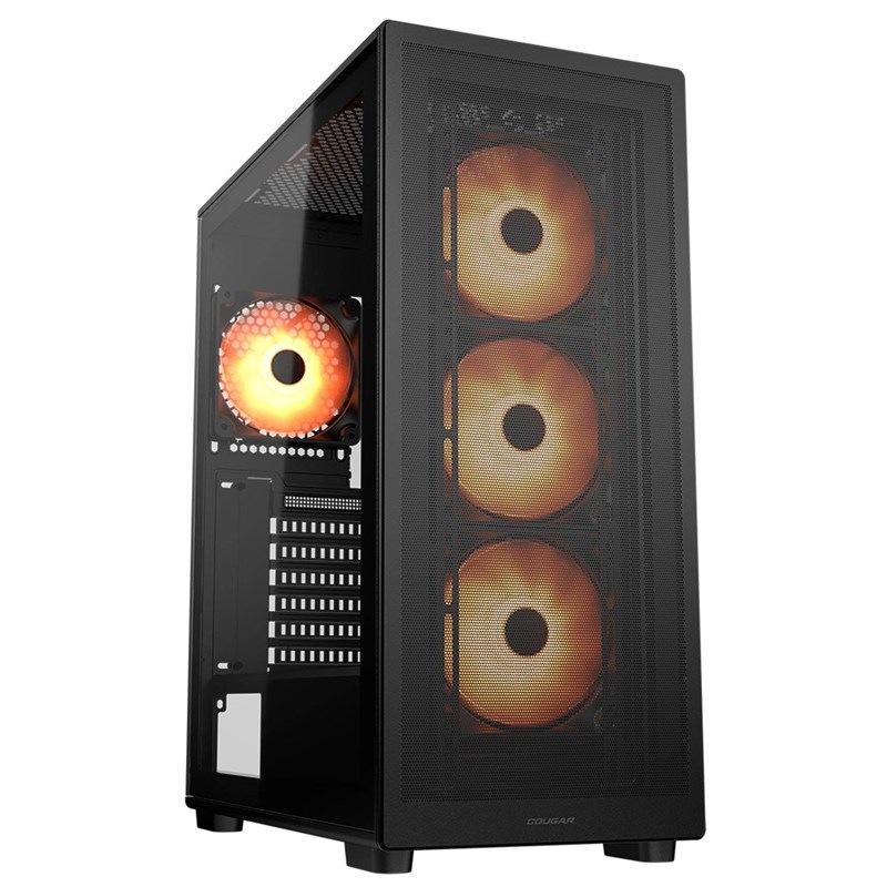 Case Cougar MX220 RGB Mesh/TG - černá