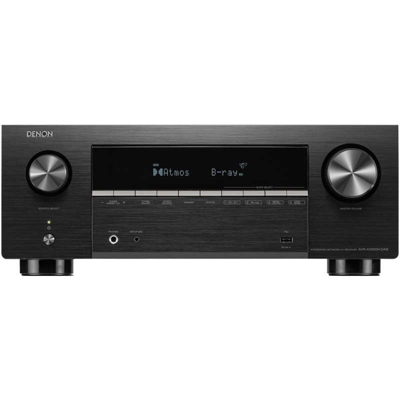 AV Receiver Denon AVR-X2900H DAB, černá barva