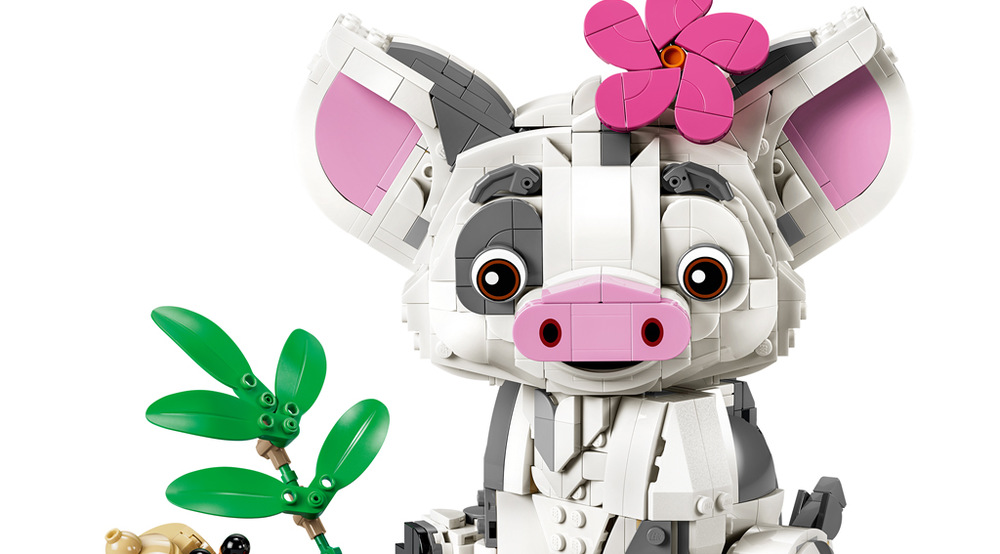 Stavebnice LEGO® │ Disney 43292 Pua Aplikace LEGO Builder provede děti stavěním krok za krokem a umožní jim model prohlížet ve 3D i vracet se k němu při hraní.