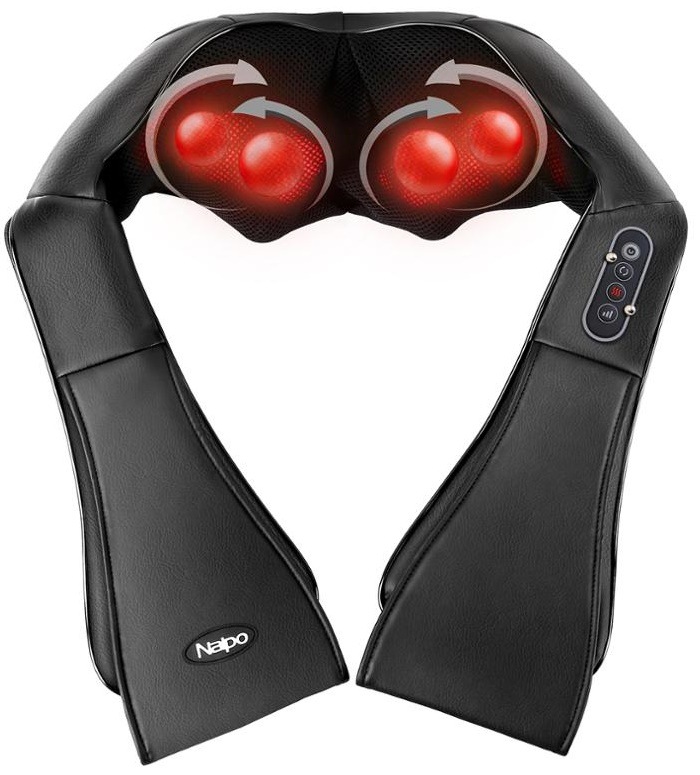 Masážní přístroj NAIPO MGS-150DC černý/šedý Masážní přístroj NAIPO MGS-150DC černý/šedý