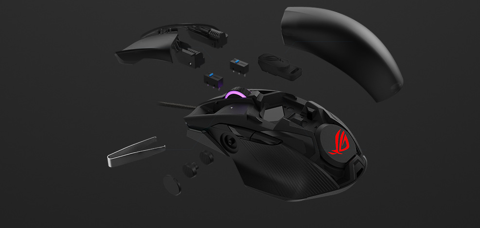 Myš Asus ROG Chakram Core černá Myš Asus ROG Chakram Core černá
