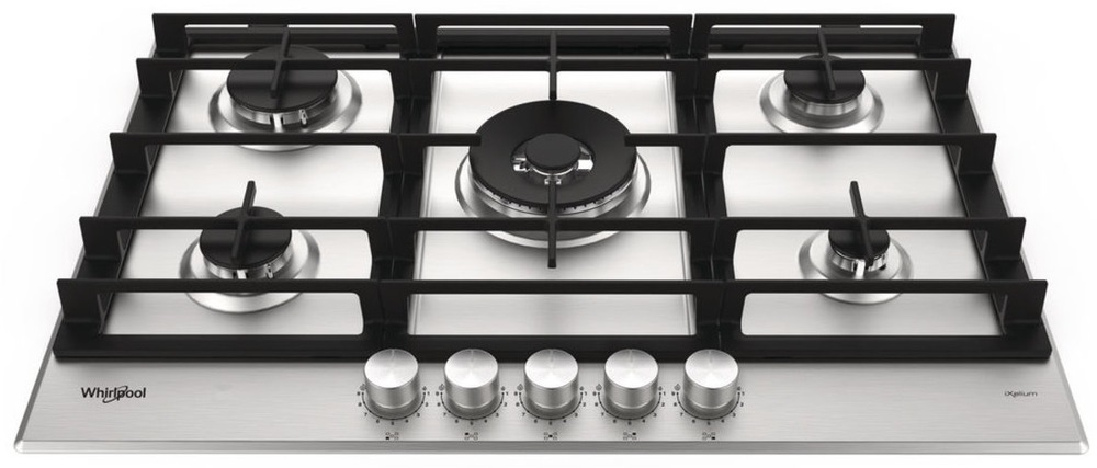 Plynová varná deska Whirlpool W Collection GMWL 728/IXL nerez Varná deska plynová Whirlpool GMWL 728/IXL