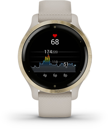 GPS hodinky Garmin Venu 2S - ZÁNOVNÍ - 12 měsíců záruka - Rose Gold/White Leather Band GPS hodinky Garmin Venu 2S - ZÁNOVNÍ - 12 měsíců záruka - Rose Gold/White Leather Band