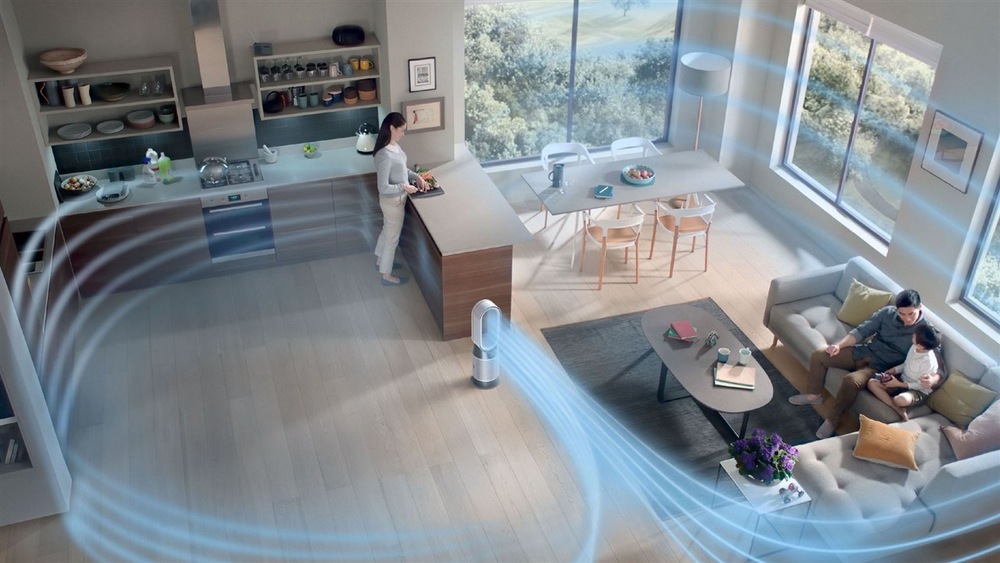 Čistička vzduchu Dyson Purifier Hot+Cool HP1 HP11 stříbrná Čistička vzduchu Dyson Purifier Hot+Cool HP1 HP11 stříbrná