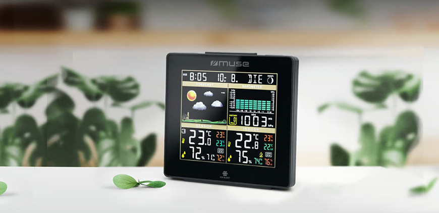 Meteorologická stanice MUSE M-085WS černá Meteostanice MUSE M-085 WS