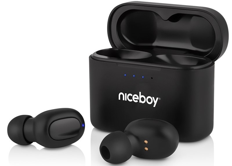 Sluchátka Niceboy HIVE Podsie 2021 černá