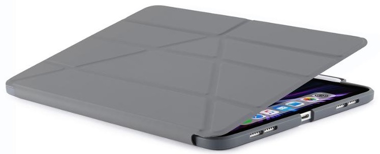 Pouzdro na tablet Pipetto Origami Penci na Apple iPad Pro 11“ (2021/2020/2018) šedé