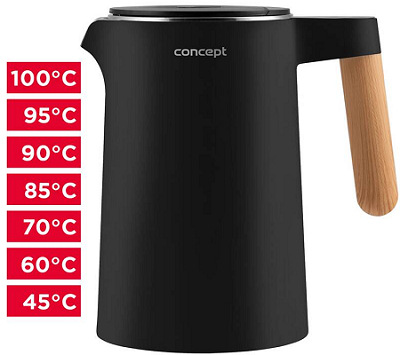 Rychlovarná konvice Concept RK3301 černá