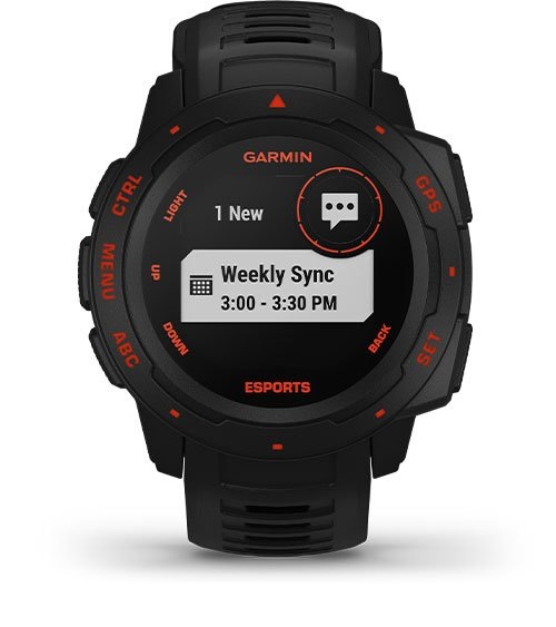 Chytré hodinky Garmin Instinct Esports Edition - Black Lava