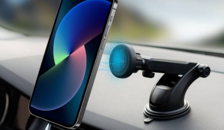 Držák na mobil FIXED Maggy XL černý Držák na mobil FIXED Maggy XL černý