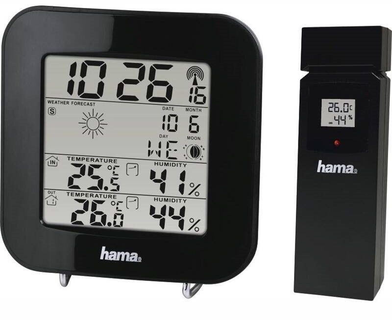 Meteorologická stanice Hama EWS-200 černá