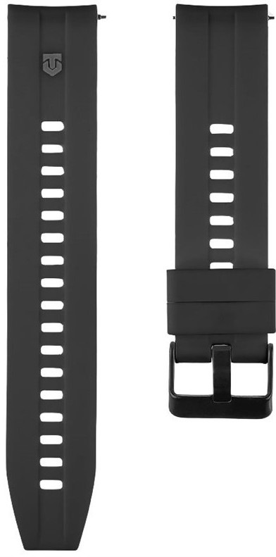 Řemínek Tactical Quick Release (20 mm), silikonový - černý