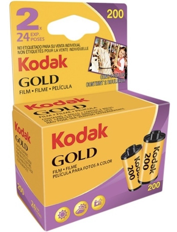 Profesionální negativní film Kodak nabízí 2× 24 snímků, vysoká ostrost