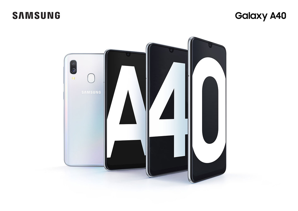 Mobilní telefon Samsung Galaxy A40 Dual SIM černý