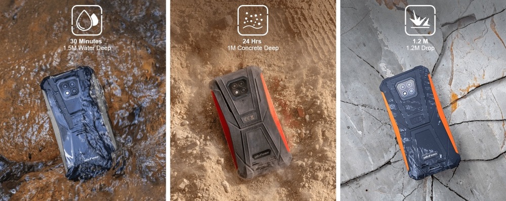 Mobilní telefon UleFone Armor 8 Pro 8+128GB černý/červený Mobilní telefon UleFone Armor 8 Pro 8+128GB černý/červený