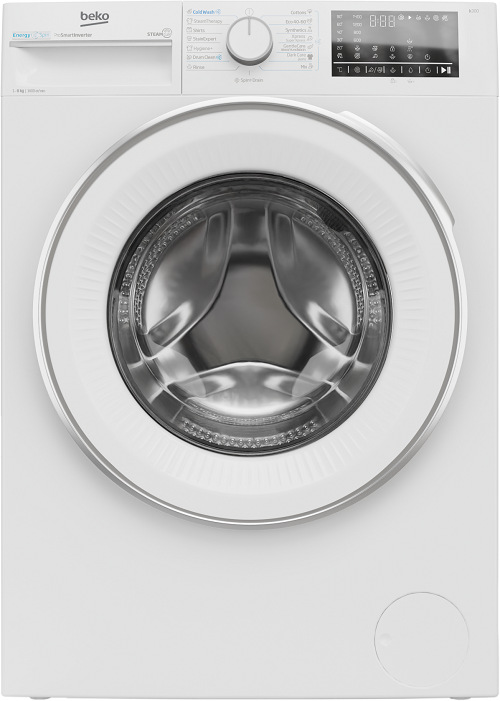 Set výrobků Beko B3WFU48415WWES + B3T42242 bílý Pračka Beko B3WFU48415WW ES, bílá, předem plněná