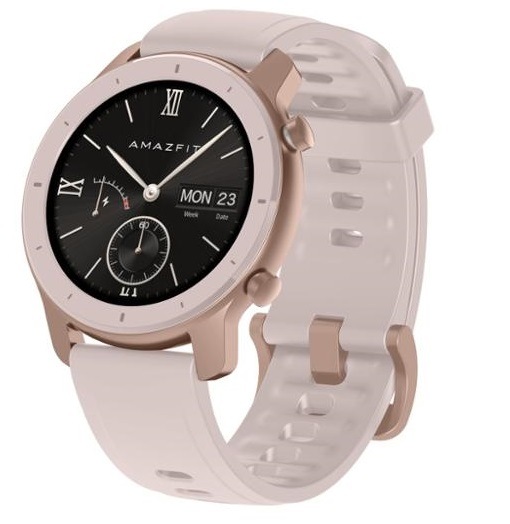 Chytré hodinky Amazfit GTR 42 mm - Cherry Blossom Pink