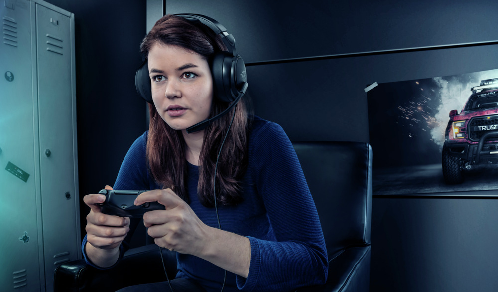 Headset Trust GXT Gaming 433 Pylo černý
