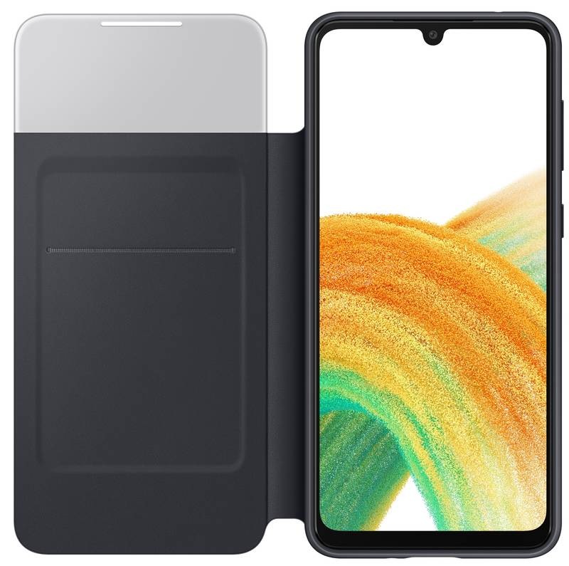 Pouzdro na mobil flipové Samsung S View Wallet Cover na Galaxy A33 5G černé