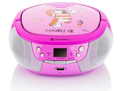 Radiopřijímač GoGEN s CD, růžová