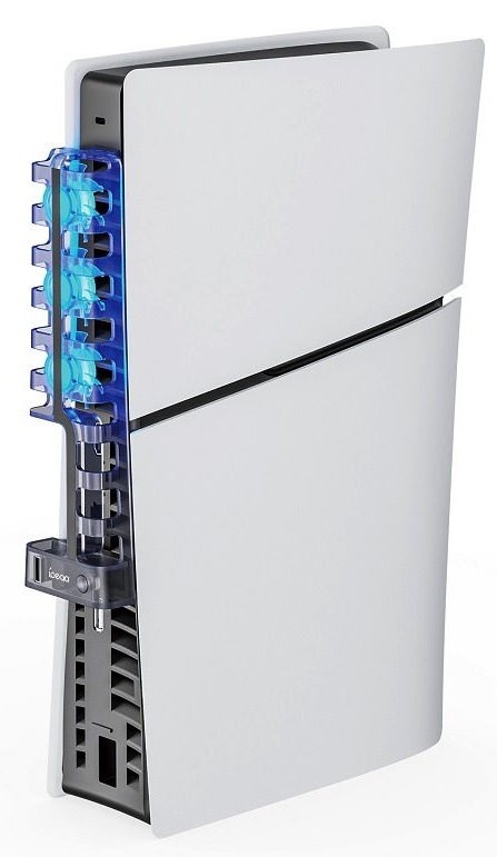 Přídavný ventilátor iPega P5S005 s RGB pro PS5 Slim Přídavný ventilátor iPega P5S005 s podsvícením pro PS5 Slim (PG-P5S005)