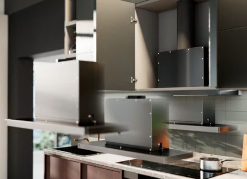 Odsavač par Electrolux LFP416X šedý