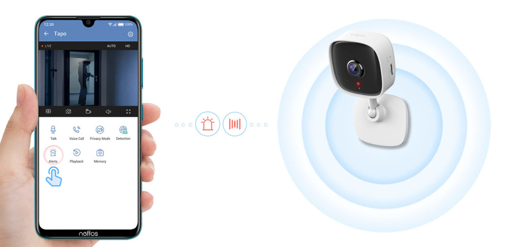 IP kamera TP-Link Tapo C100 bílá