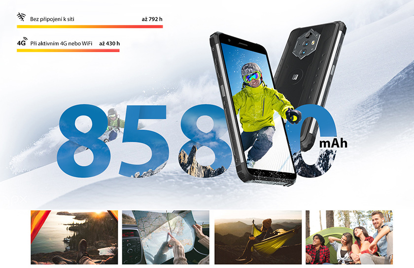 Mobilní telefon iGET Blackview GBV6600 Pro Thermo oranžový Mobilní telefon iGET Blackview GBV6600 Pro Thermo oranžový
