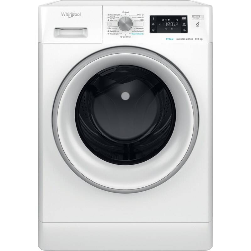 Pračka se sušičkou Whirlpool FreshCare+ FFWDB 864369 SV EE bílá