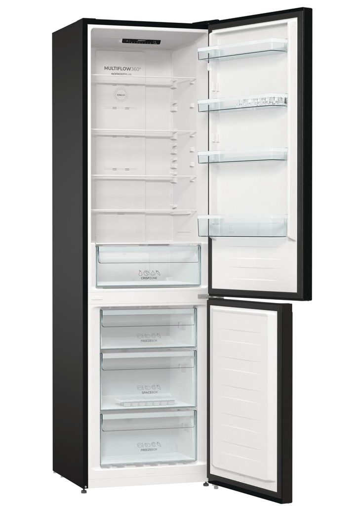Kombinovaná chladnička Gorenje NRK6202EBXL4, černá, úspora energie