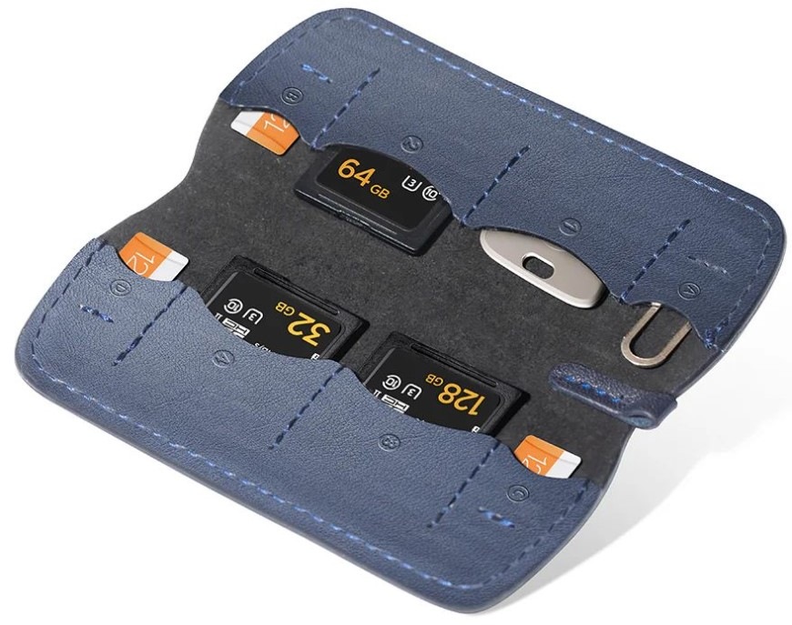 Pouzdro PGYTECH Memory Card Wallet modré Pouzdro PGYTECH Memory Card Wallet - modré