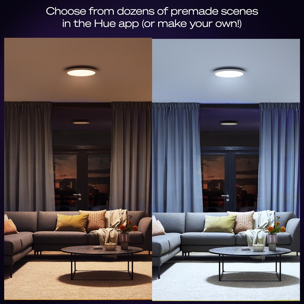 Stropní svítidlo Philips Hue Aurelle Panel S, kulaté, 30cm bílé Stropní svítidlo Philips Hue Aurelle Panel S, kulaté, 30cm bílé