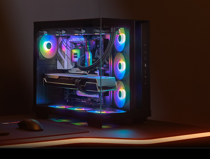 LIGHT BASE 500 LX podporuje základní desky s konektory na zadní straně
